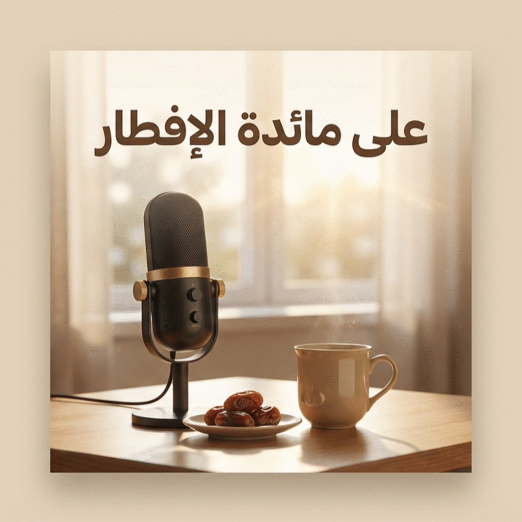 على مائدة الافطار